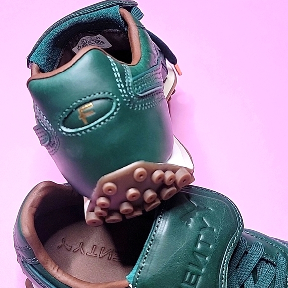 Fenty X Puma Avanti Low-Top Sneakers Green Brown - Picture 6 of 7